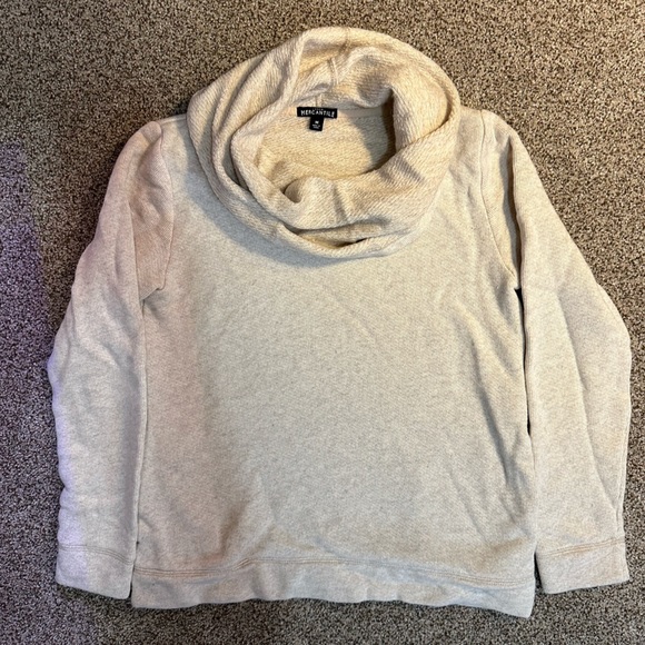 J Crew Mercantile Cowl Neck Pullover Seater with Pockets - Women's Size M - Picture 3 of 9